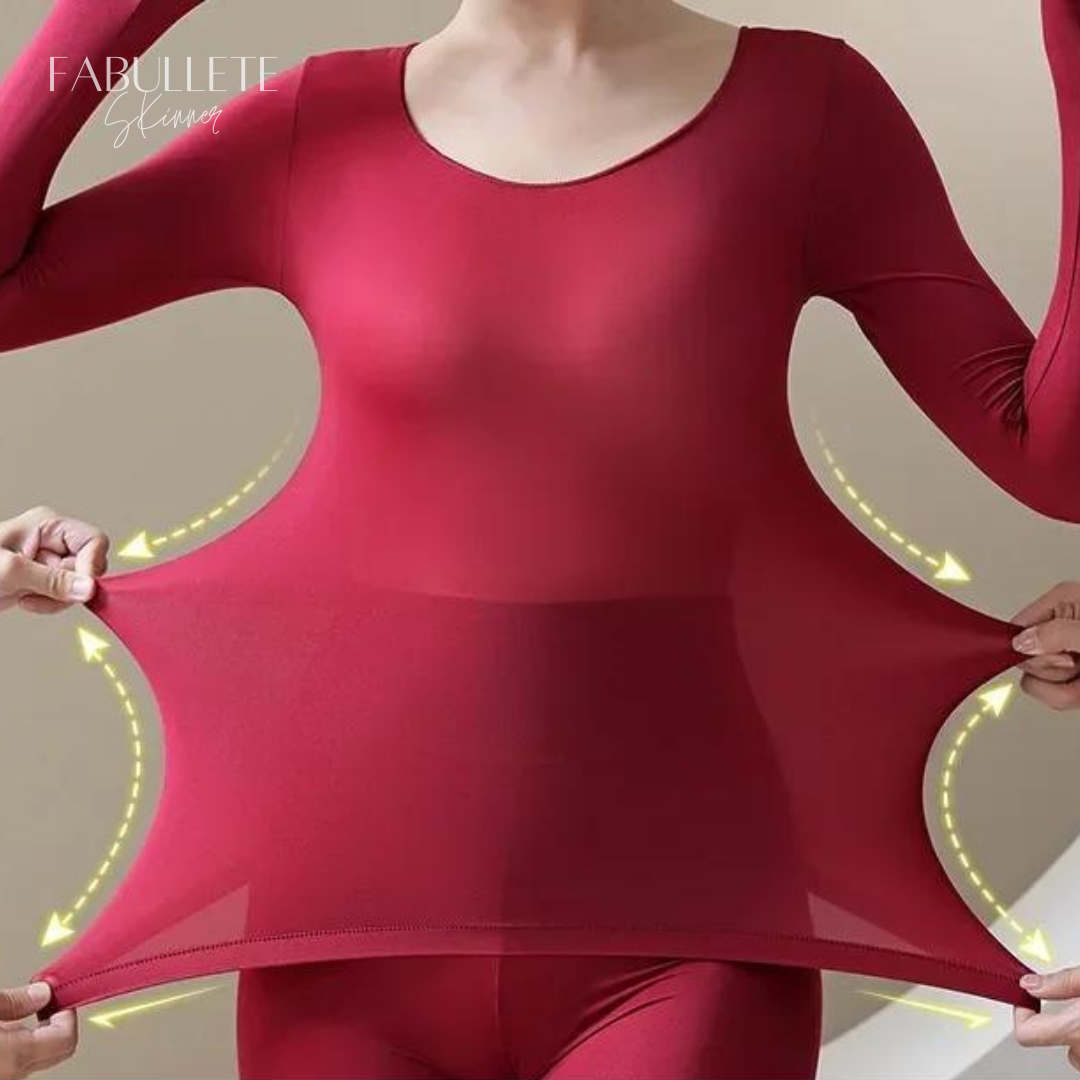 Conjunto de Roupa Térmica Feminina Sem Costuras Skinner - Compre 1 Leve 2 - Loja Luniva