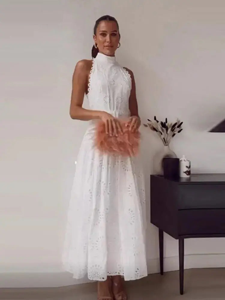 Vestido Bordado Inês - Loja Luniva