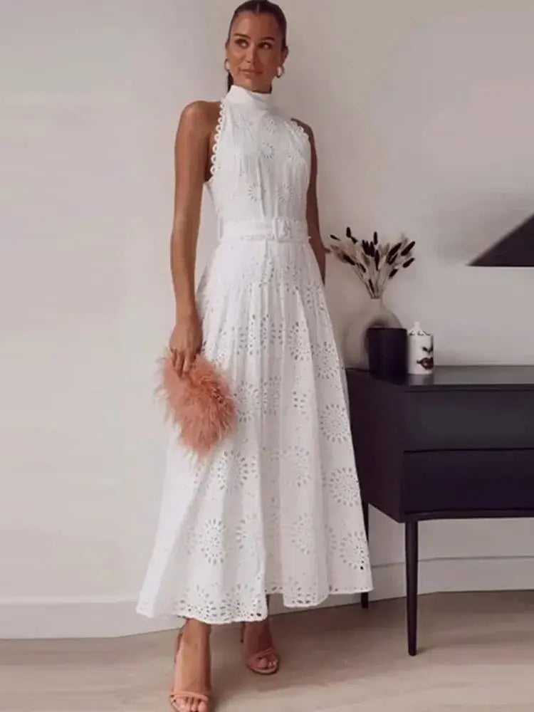 Vestido Bordado Inês - Loja Luniva