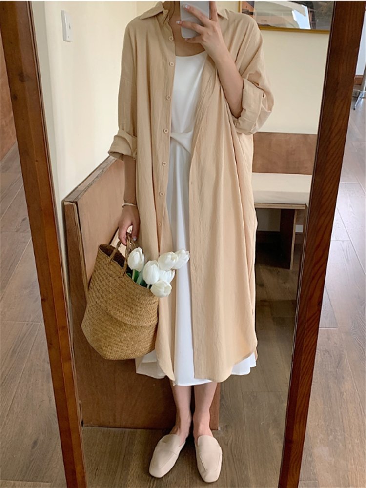 Vestido Chemise Longo - Loja Luniva
