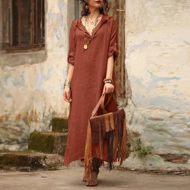 Vestido com Capuz - Donna - Loja Luniva