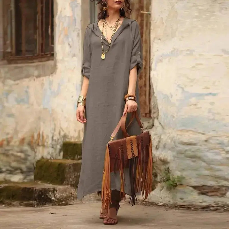 Vestido com Capuz - Donna - Loja Luniva