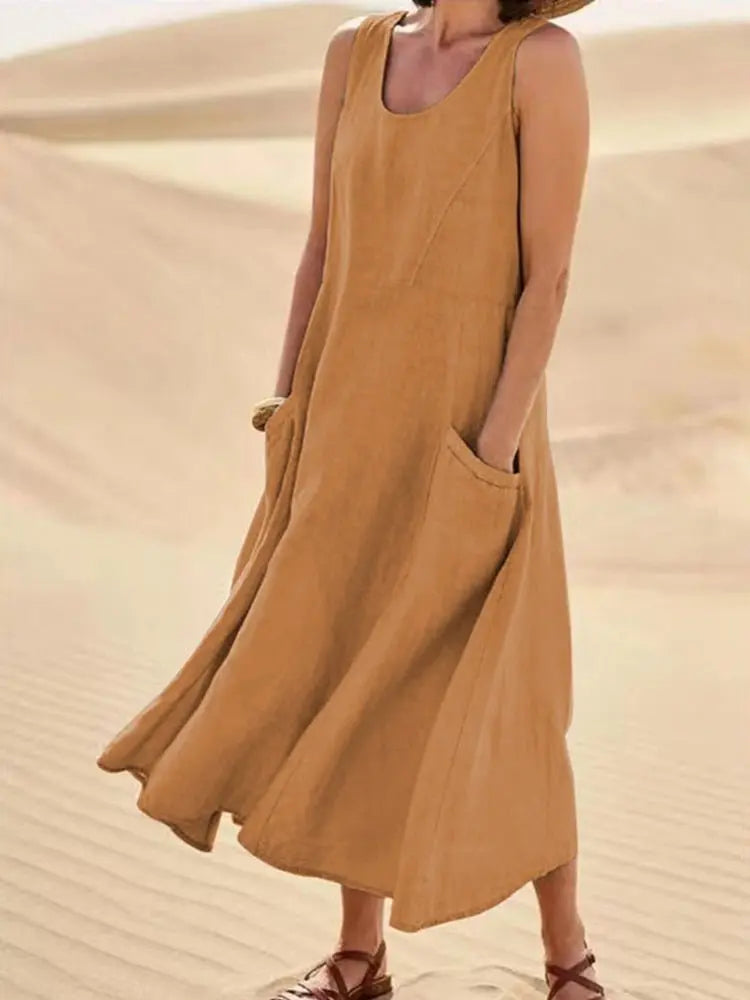 Vestido De Linho - Alicie - Loja Luniva