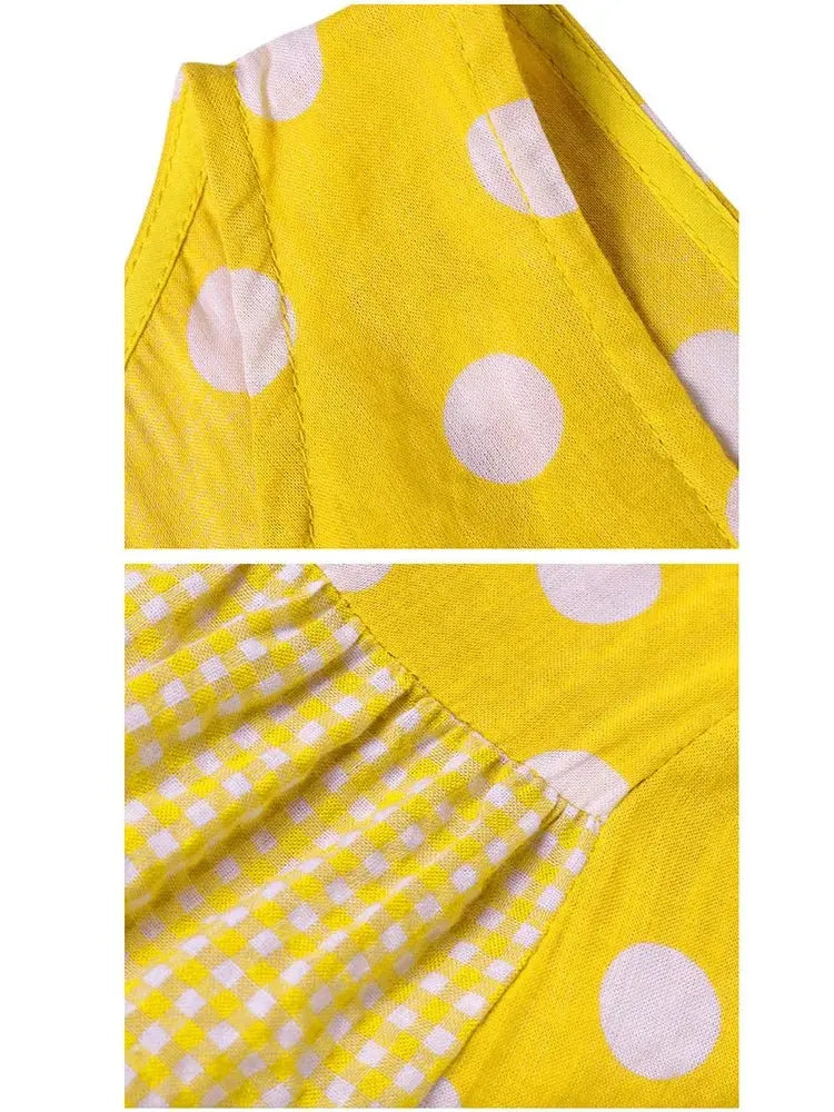Vestido De Linho Estampado Livona - Loja Luniva