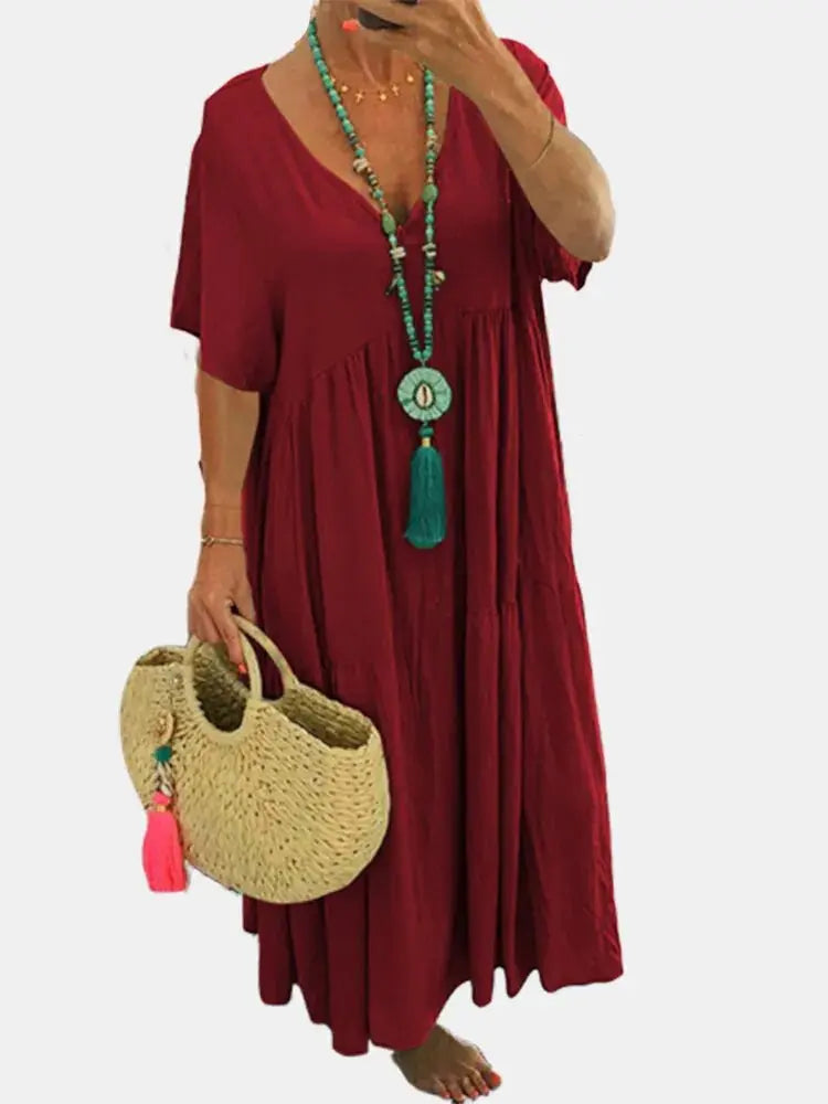 Vestido de Linho Leonita - Loja Luniva