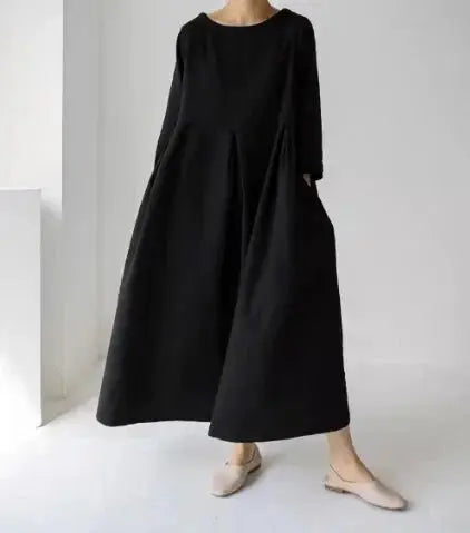 Vestido de Linho Longo - Loja Luniva