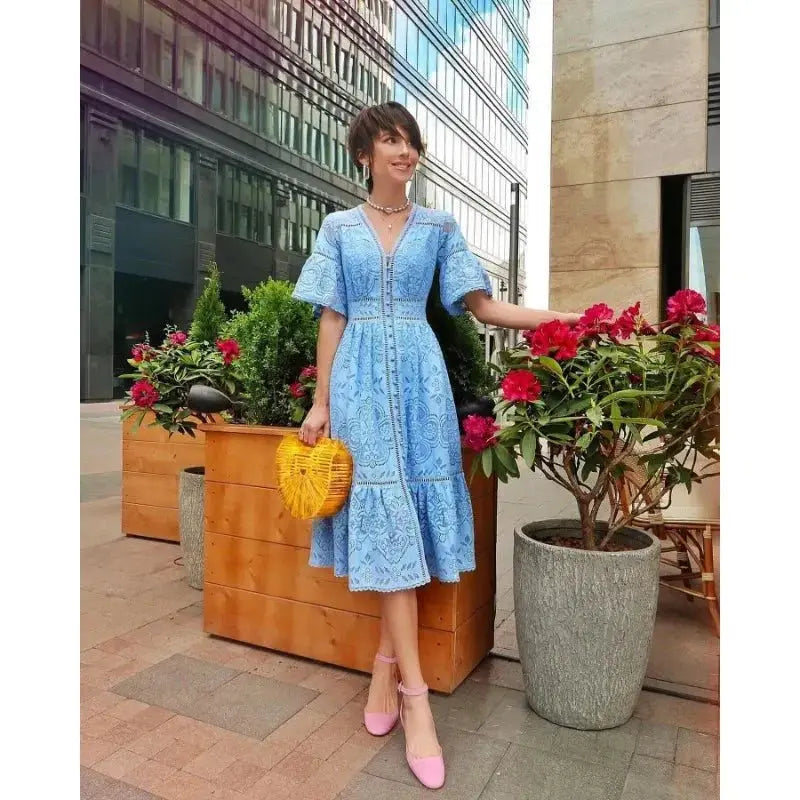 Vestido de Renda Abby - Loja Luniva