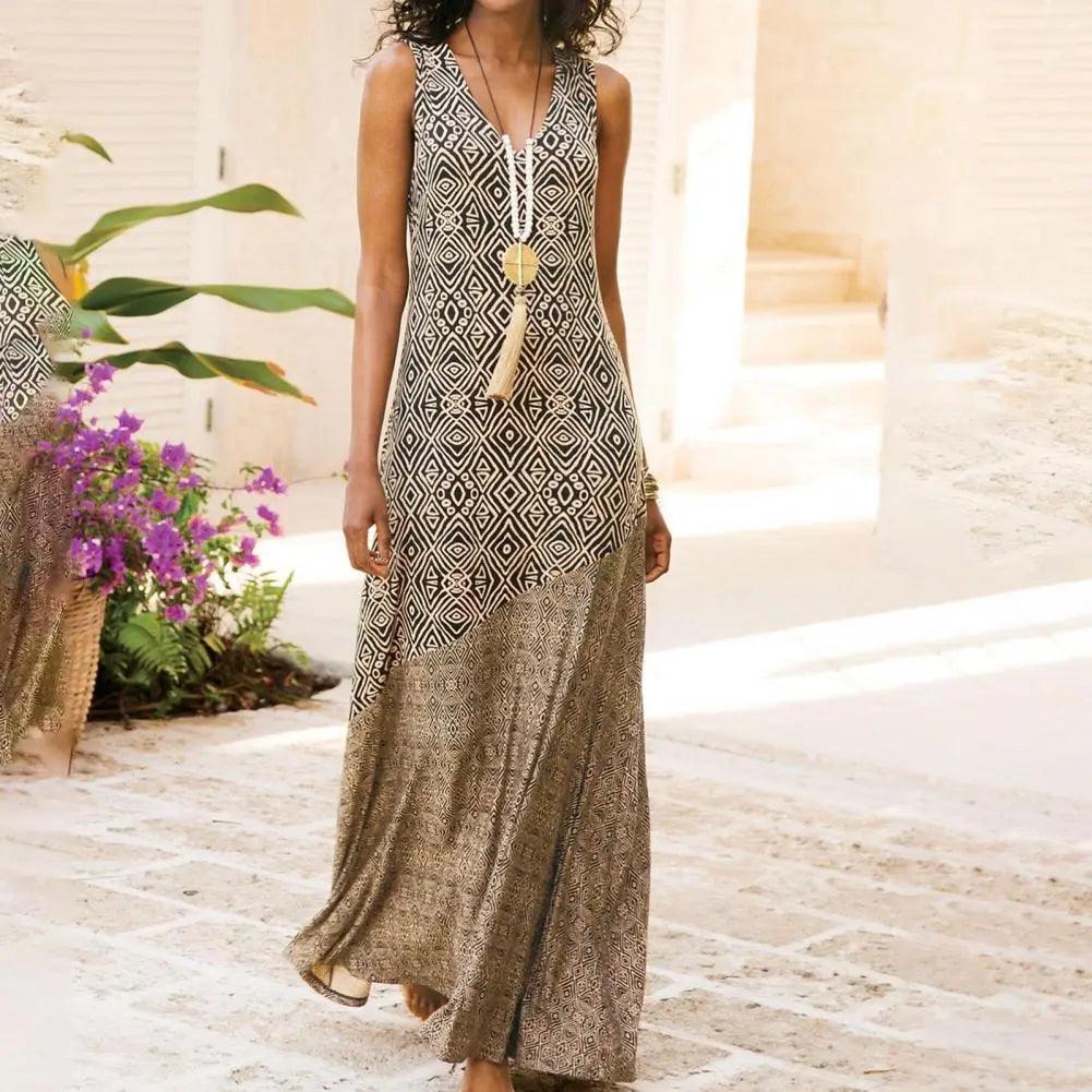 Vestido Estampado Lirianis - Loja Luniva