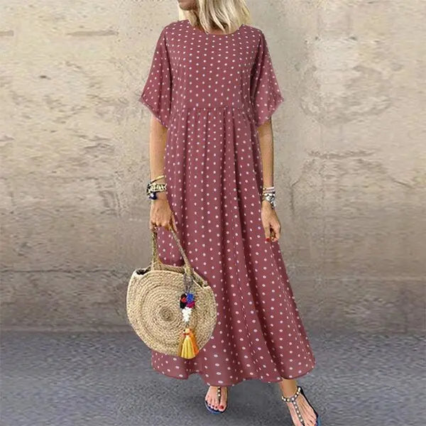 Vestido Estampado Vintage - Libi - Loja Luniva