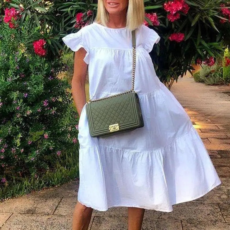 Vestido Evasê Dina - Loja Luniva
