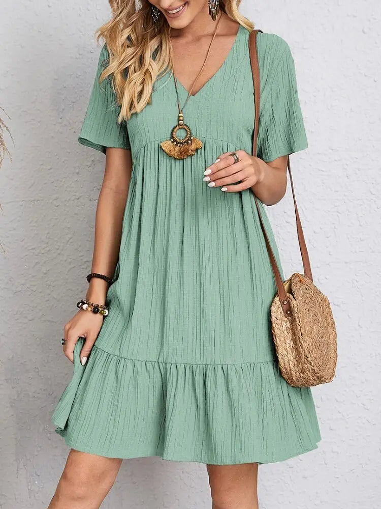 Vestido Evasê Isa - Loja Luniva
