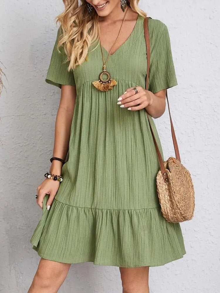 Vestido Evasê Isa - Loja Luniva