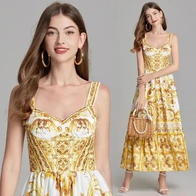 Vestido Feminino com Alça Spaghetti Fabienne - Loja Luniva