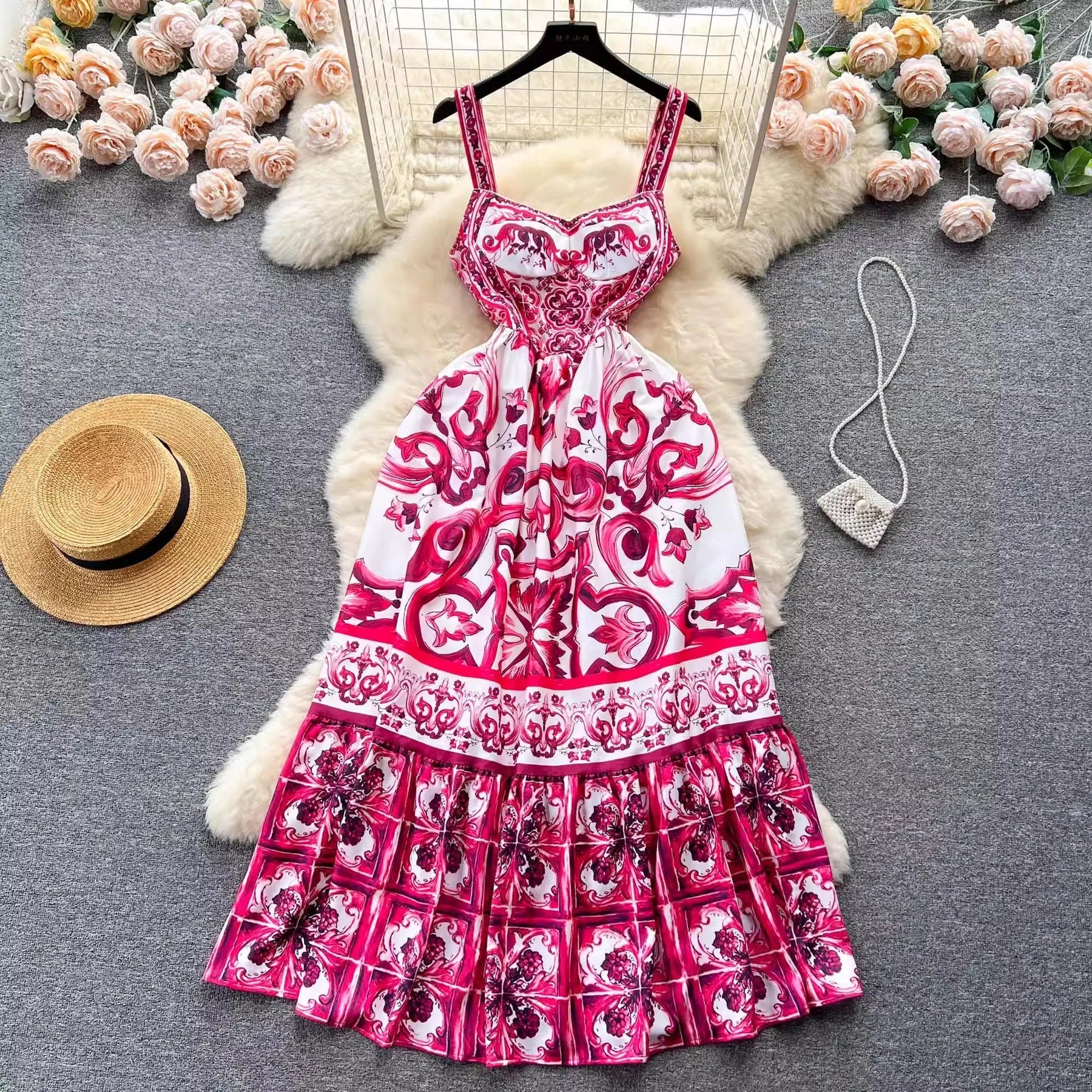 Vestido Feminino com Alça Spaghetti Fabienne - Loja Luniva