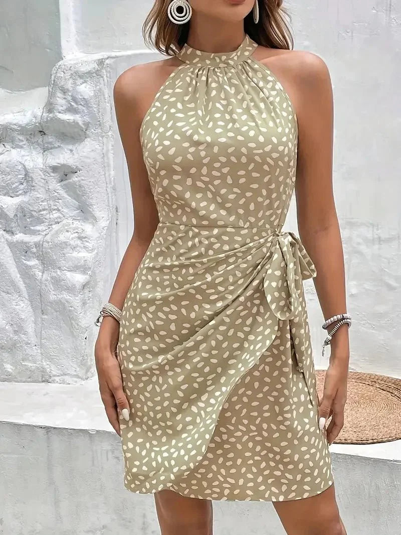 Vestido Feminino Curto de Bolinhas Colorido - Loja Luniva
