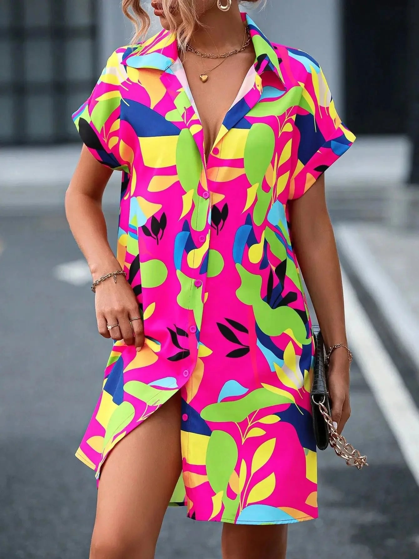 Vestido Feminino Estampado Quirina - Loja Luniva