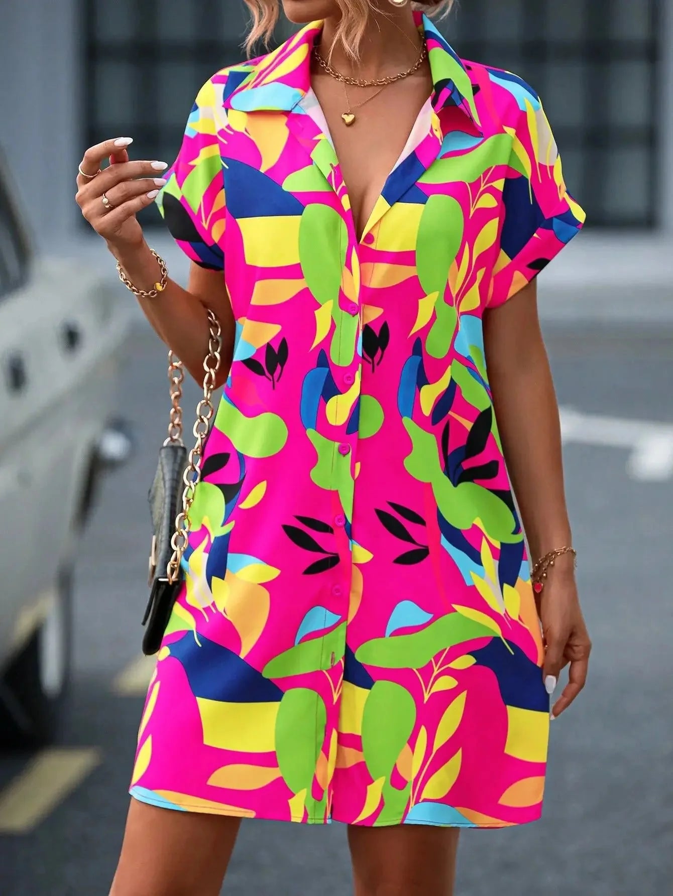 Vestido Feminino Estampado Quirina - Loja Luniva