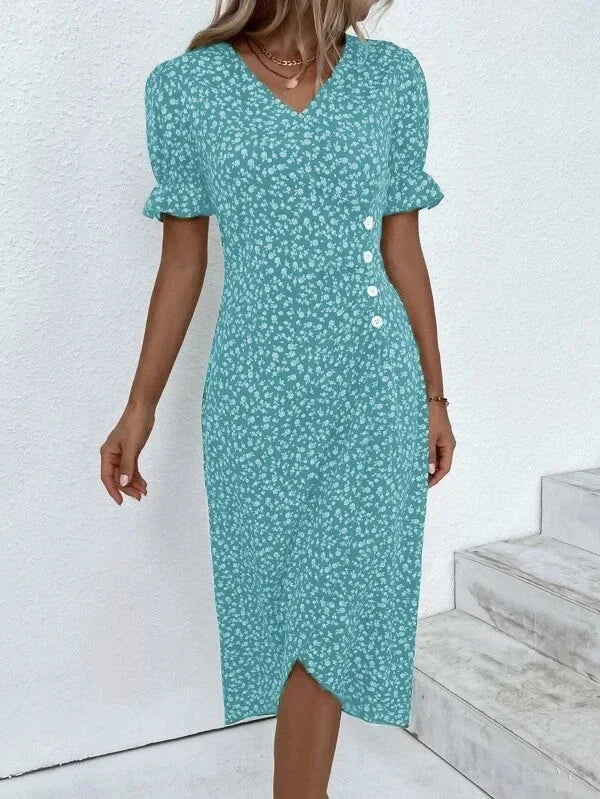 Vestido Feminino Floral Odete - Loja Luniva