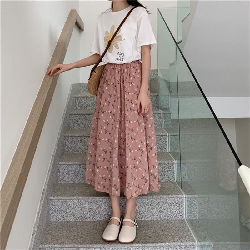 Vestido Feminino Midi Floral - Loja Luniva