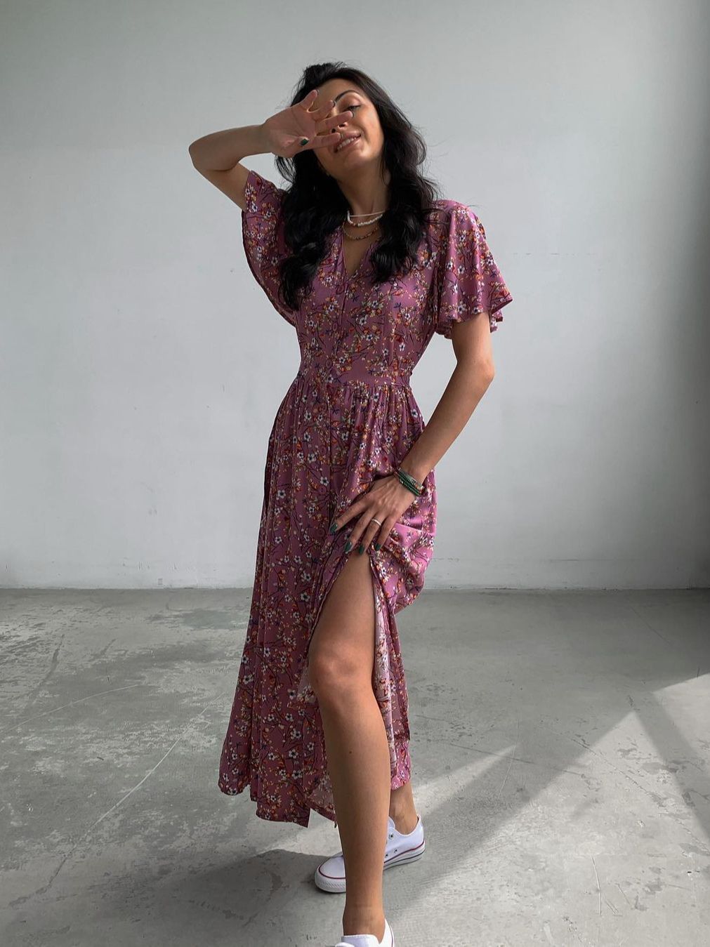 Vestido Floral Carlopi - Loja Luniva