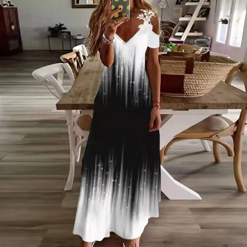 Vestido Longo Floral - Lidi - Loja Luniva