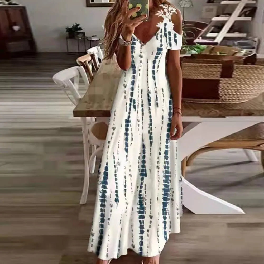 Vestido Longo Floral - Lidi - Loja Luniva
