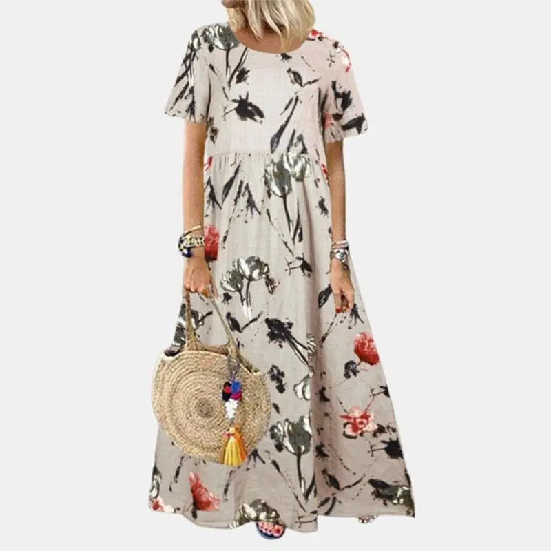 Vestido Longo Vintage - Loja Luniva
