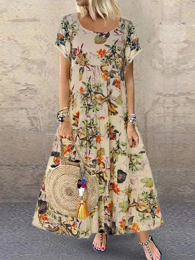 Vestido Longo Vintage - Loja Luniva