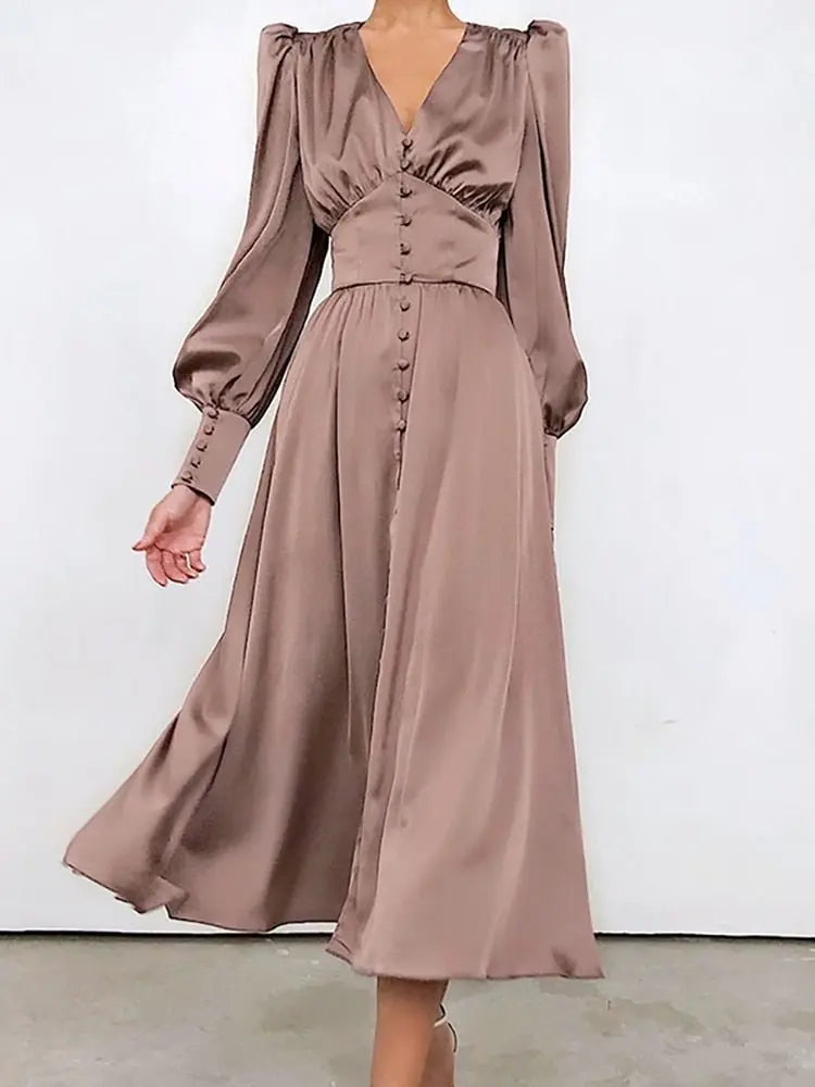 Vestido Midi de Festa - Loja Luniva