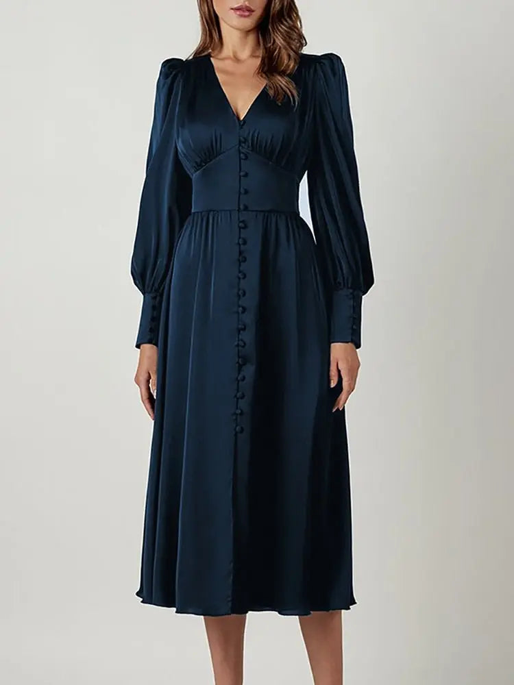 Vestido Midi de Festa - Loja Luniva