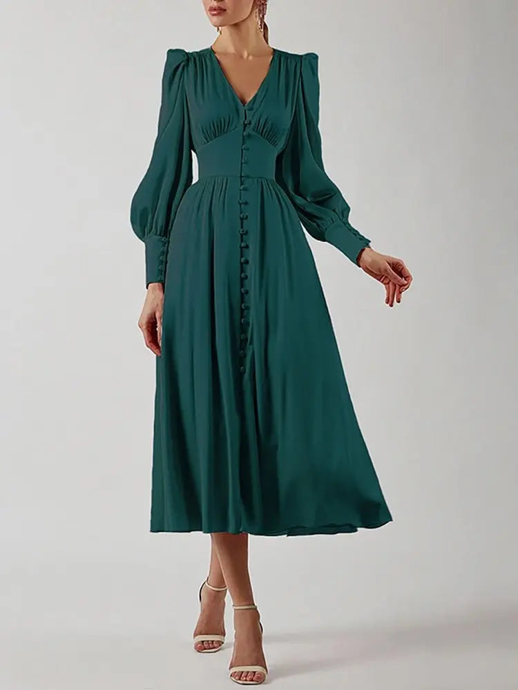 Vestido Midi de Festa - Loja Luniva