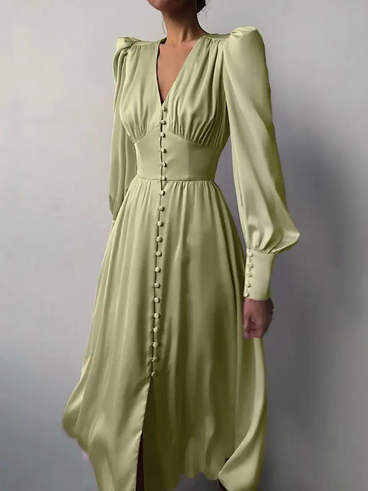 Vestido Midi de Festa - Loja Luniva