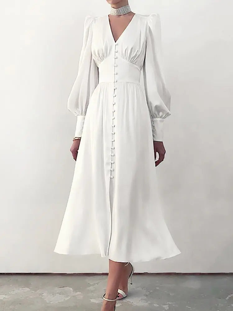 Vestido Midi de Festa - Loja Luniva