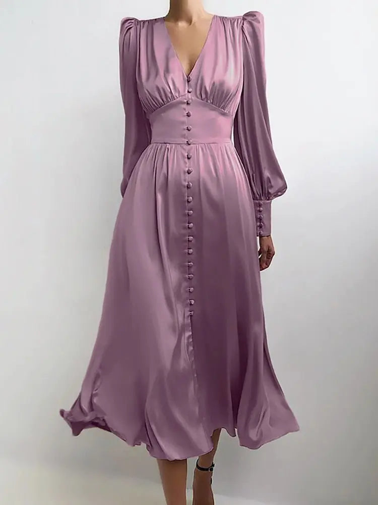 Vestido Midi de Festa - Loja Luniva