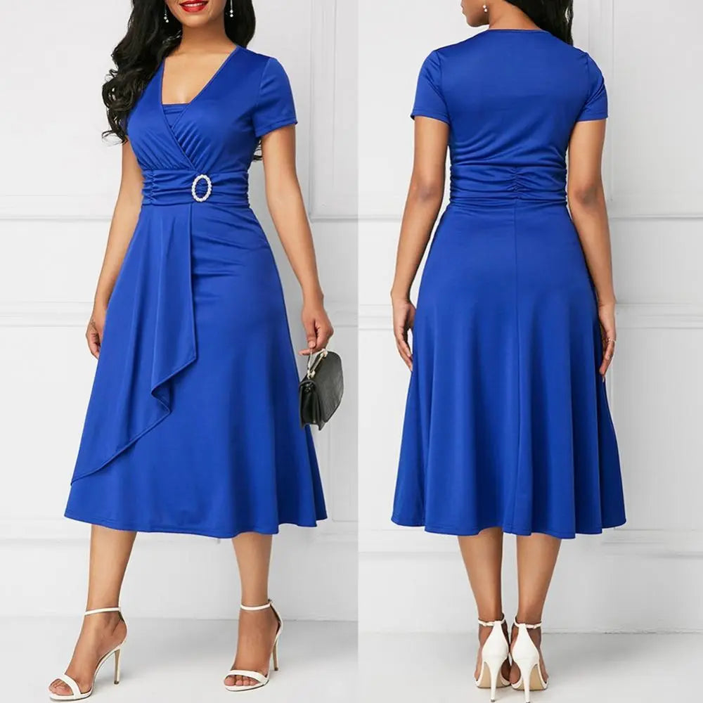 Vestido Midi Lia - Loja Luniva