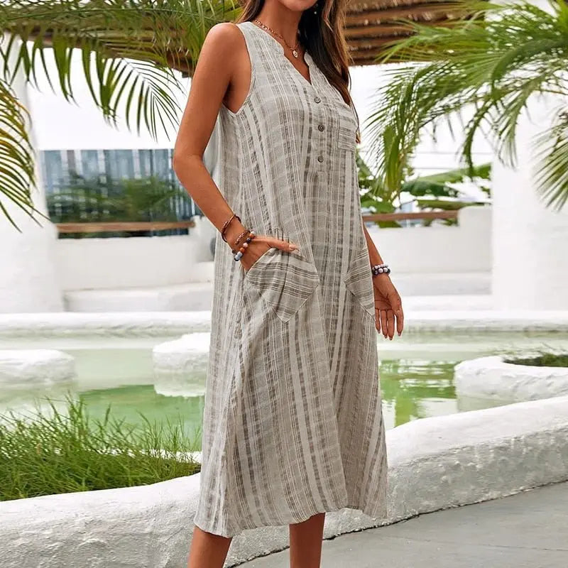 Vestido Midi Summi - Loja Luniva