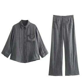 Conjunto Linho Flávia - Loja Luniva