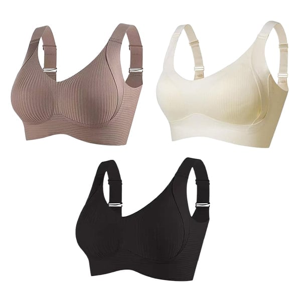 🎁 Compre 1 e Leve 3: Sutiã Luniva Sem Aro Super Firmador para Evitar a Flacidez ®