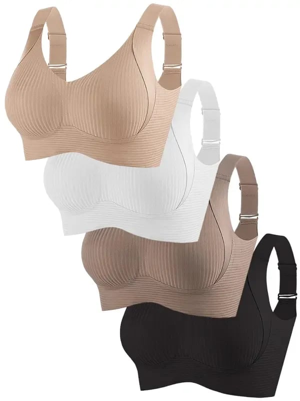 🎁 Compre 1 e Leve 3: Sutiã Luniva Sem Aro Super Firmador para Evitar a Flacidez ®