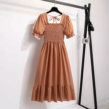 Vestido de Chiffon Manga Curta Venetia - Loja Luniva