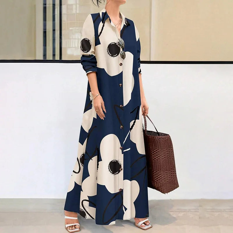 Vestido Estampado Floral Leontine - Loja Luniva
