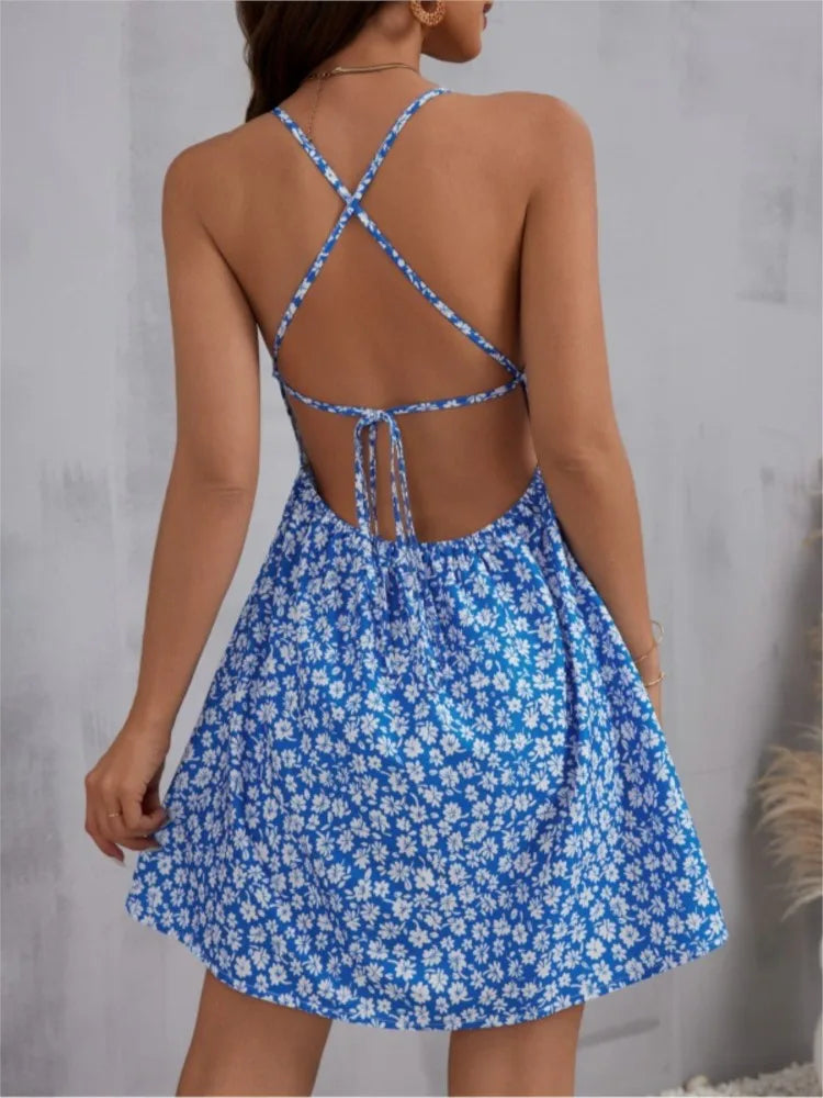 Vestido Curto Floral Magali - Loja Luniva