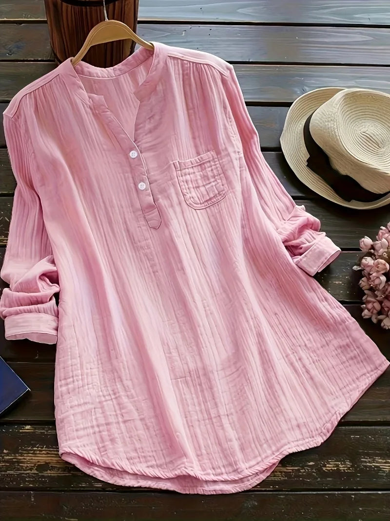 Camisa Feminina de Manga Comprida Melisande - Loja Luniva