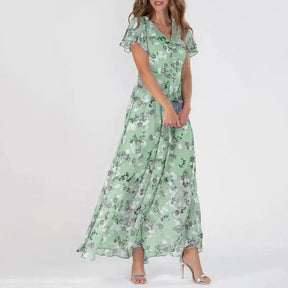 Vestido Longo com Estampa Floral Deise - Loja Luniva