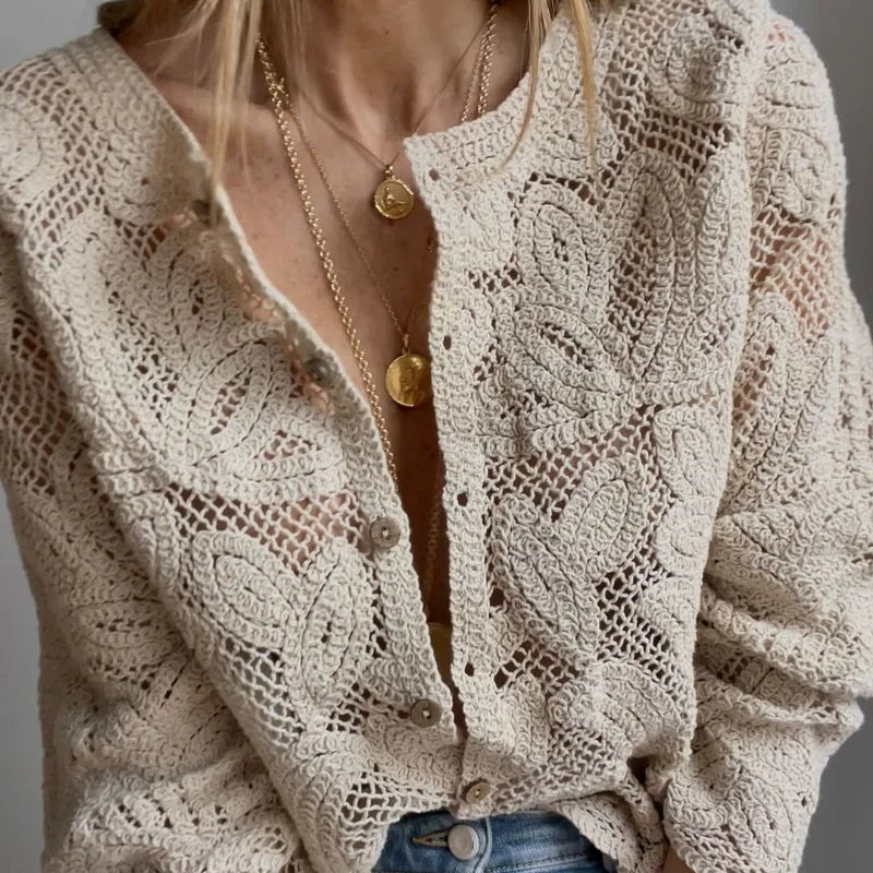 Camisa Feminina de Renda Lorena - Loja Luniva