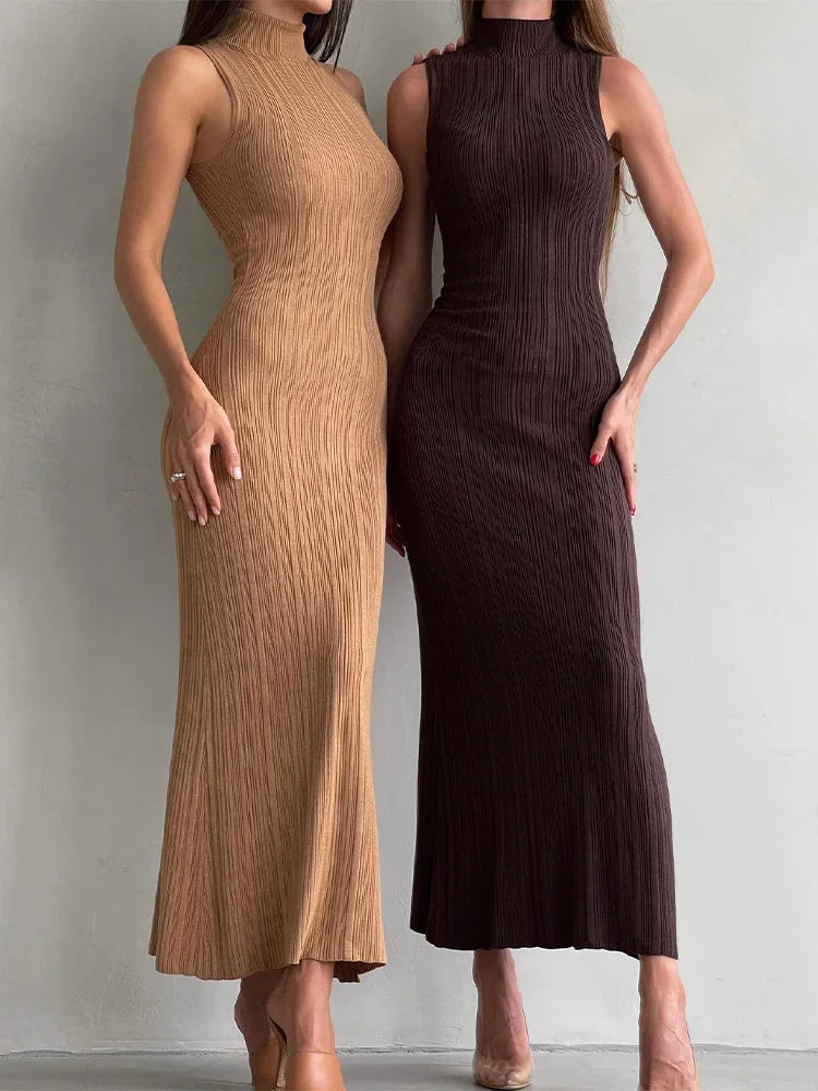 Vestido Longo Sem Mangas Adassa - Loja Luniva