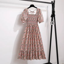 Vestido de Chiffon Manga Curta Venetia - Loja Luniva