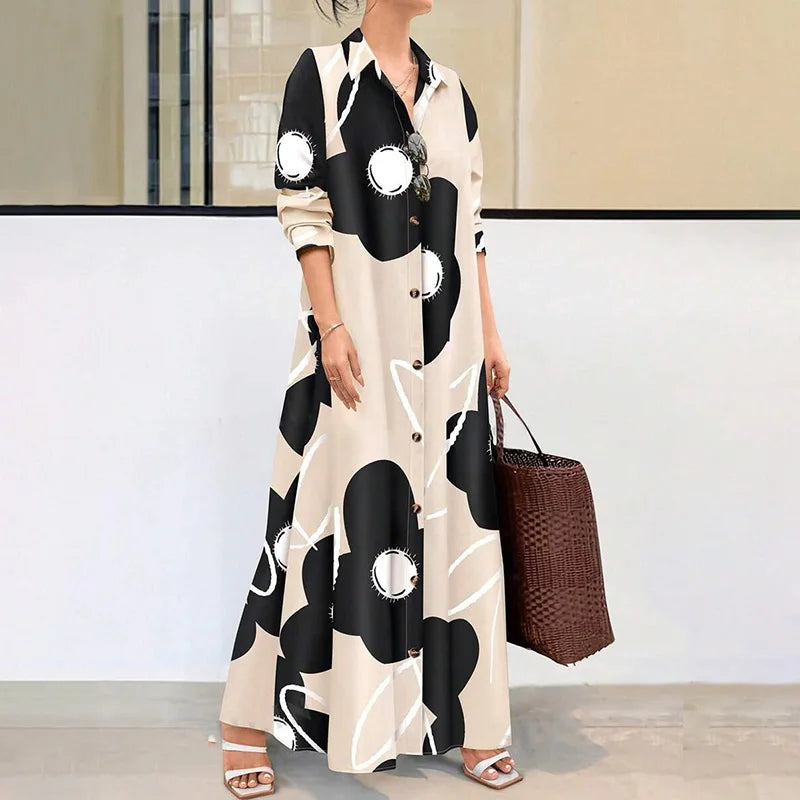 Vestido Estampado Floral Leontine - Loja Luniva