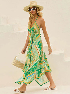 Vestido Longo Estampado Nerissa - Loja Luniva