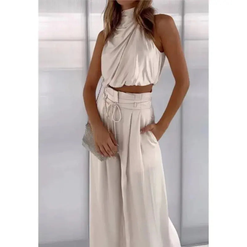Conjunto Feminino Sem Mangas Rozeanne - Loja Luniva